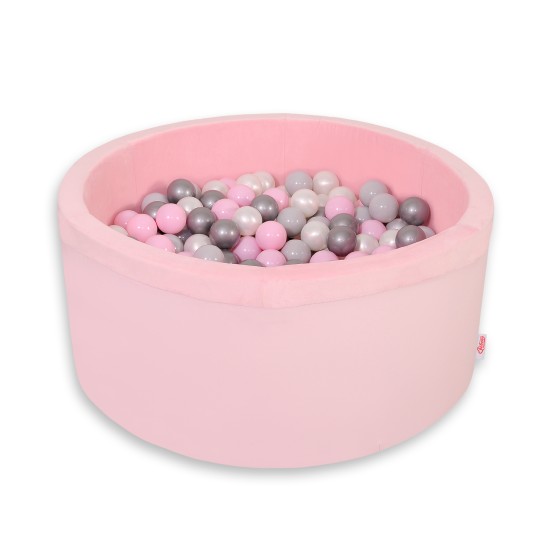 Μπαλοπισίνα minky με 200 Μπάλες - pink Μπαλοπισίνα minky με 200 Μπάλες - pink