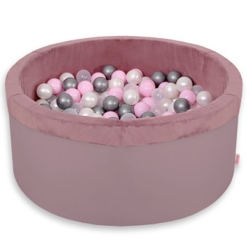 Μπαλοπισίνα minky με 200 Μπάλες - pastel violet