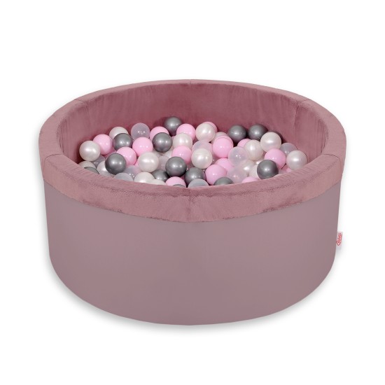 Μπαλοπισίνα minky με 200 Μπάλες - pastel violet Μπαλοπισίνα minky με 200 Μπάλες - pastel violet