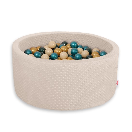 Μπαλοπισίνα minky με 200 Μπάλες - beige Μπαλοπισίνα minky με 200 Μπάλες - beige