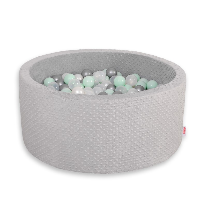 Μπαλοπισίνα minky με 200 Μπάλες - gray