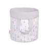 Double-sided toy basket S - grey arrows/gray