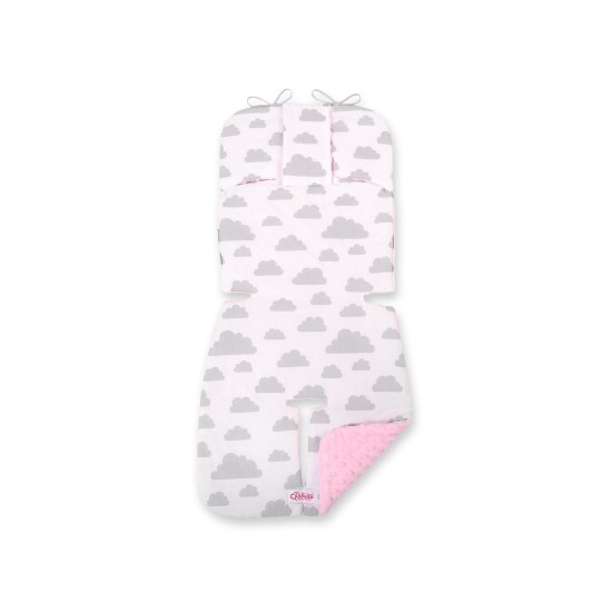 Double-sided cart insert BOBONO - clouds gray/pink Double-sided cart insert BOBONO - clouds gray/pink