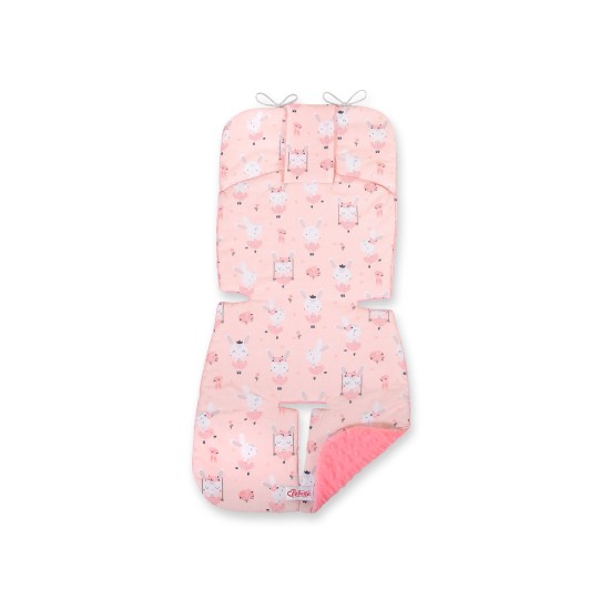 Double-sided cart insert BOBONO - ballerinas pink/powder pink Double-sided cart insert BOBONO - ballerinas pink/powder pink