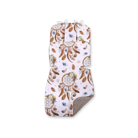 Double-sided cart insert BOBONO -dream catchers white/gray Double-sided cart insert BOBONO -dream catchers white/gray