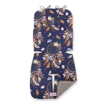 Double-sided cart insert BOBONO - dream catchers dark blue/gray brown