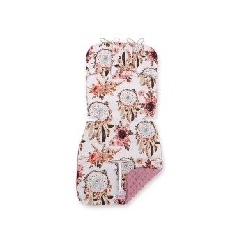 Double-sided cart insert BOBONO - flower dream catchers/pastel pink