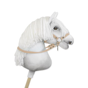 Hobby Horse reins for halters - beige