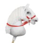 Hobby Horse reins for halters - red