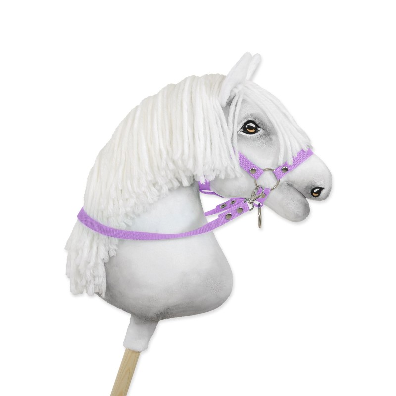 Hobby Horse reins for halters - purple