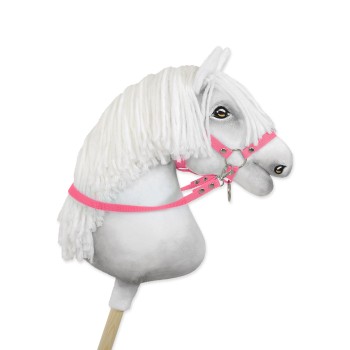 Hobby Horse reins for halters - pink
