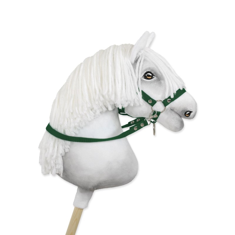 Hobby Horse reins for halters - khaki