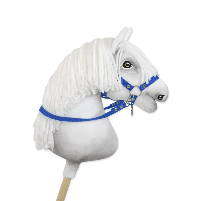 Hobby Horse reins for halters - blue