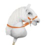 Hobby Horse reins for halters - orange