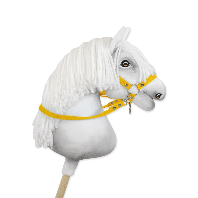 Hobby Horse reins for halters - yellow