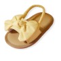 Baby Sandals Bowknot - Hot Yellow